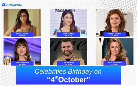 famous birthdays oct 4